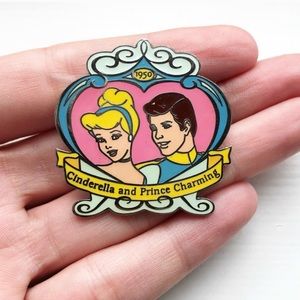 Vintage 1950 Disney Cinderella collectible pin